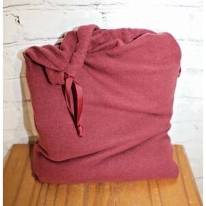 Brand New NWT Short Travel Blanket TM8 Ruby Wine Sz 35"x78" Bag Included Soft